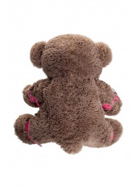 Бондажный набор: бурый мишка с розовыми оковами и наручниками - Pecado - купить с доставкой в Энгельсе