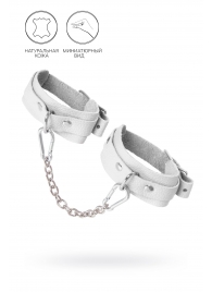 Белые мини-оковы со скруглёнными углами - Pecado - купить с доставкой в Энгельсе