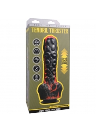 Черно-красная мини-машина на присоске Tendril Thruster - 21,6 см. - Doc Johnson - купить с доставкой в Энгельсе