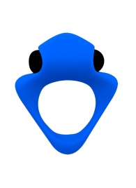 Синее эрекционное кольцо Wooomy Tribeс с вибрацией - Adrien Lastic - в Энгельсе купить с доставкой