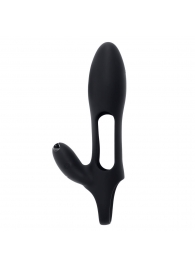 Черная насадка на пенис с вибрацией Nautilus - Zero Tolerance - в Энгельсе купить с доставкой