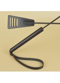 Черный кожаный стек «Сириус» - 60 см. - Sitabella - купить с доставкой в Энгельсе