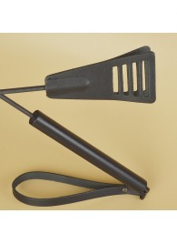 Черный кожаный стек «Сириус» - 60 см. - Sitabella - купить с доставкой в Энгельсе