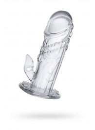 Прозрачная насадка на пенис Uco - 13 см. - A-toys - в Энгельсе купить с доставкой