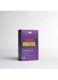 Стимулирующий гель с эффектом вибрации Blackberry Vibration - 15 мл. - INTT - купить с доставкой в Энгельсе