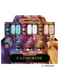 Набор из 15 мастурбаторов Catherine Olga - Baile - в Энгельсе купить с доставкой