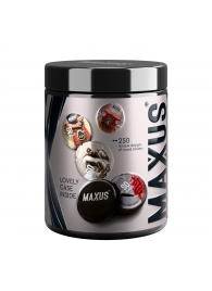Черные утолщенные презервативы MAXUS Extra Strong с железным кейсом - 15 шт. - Maxus - купить с доставкой в Энгельсе