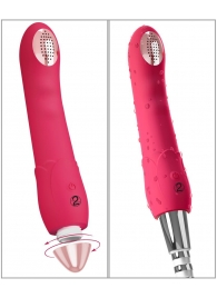 Малиновая насадка на душ с вибрацией Showers to orgasm - 20,1 см. - Orion - купить с доставкой в Энгельсе