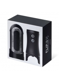 Набор Tenga Flip Zero Electronic Vibrotation: мастурбатор с вибрацией и устройство вращения - Tenga - в Энгельсе купить с доставкой