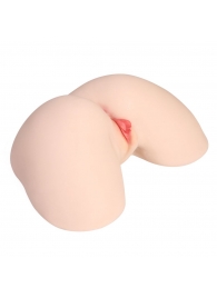 Мастурбатор-полуторс с двойным слоем материала и вибрацией Jenny Onahole Real Hips - KOKOS - в Энгельсе купить с доставкой