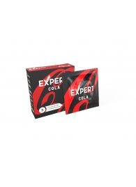 Презервативы с ароматом колы Expert Cola - 3 шт. - Expert - купить с доставкой в Энгельсе
