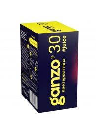 Ароматизированные презервативы Ganzo Juice - 30 шт. - Ganzo - купить с доставкой в Энгельсе