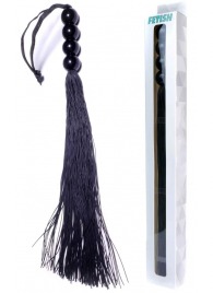 Черная силиконовая плеть - 37 см. - Boys of Toys - купить с доставкой в Энгельсе