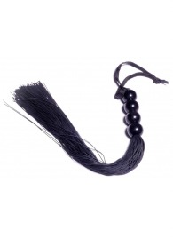 Черная силиконовая плеть - 37 см. - Boys of Toys - купить с доставкой в Энгельсе