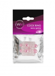 Прозрачная насадка на пенис с цветными шариками - Erowoman-Eroman - в Энгельсе купить с доставкой