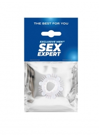 Стимулирующая насадка на пенис с несколькими видами рельефа - Sex Expert - в Энгельсе купить с доставкой