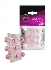 Прозрачная сквозная насадка на пенис с цветными шариками - Erowoman-Eroman - в Энгельсе купить с доставкой