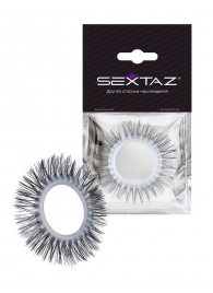 Круглое эрекционное кольцо с длинными «ресничками» - Sextaz - в Энгельсе купить с доставкой