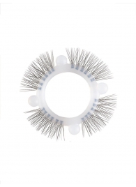 Эластичное кольцо с «ресничками» и 4 шариками - Sextaz - в Энгельсе купить с доставкой