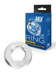 Прозрачное эрекционное кольцо-бублик - Sex Expert - в Энгельсе купить с доставкой