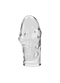 Прозрачная насадка на пенис Booker - 8 см. - Baile - в Энгельсе купить с доставкой