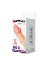 Телесная насадка на пенис Booker - 8 см. - Baile - в Энгельсе купить с доставкой