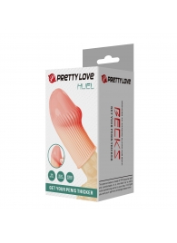 Телесная насадка на пенис Huel - 9 см. - Baile - в Энгельсе купить с доставкой