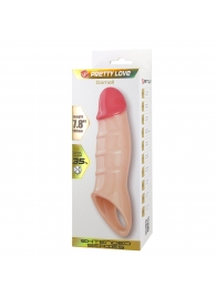 Телесная удлиняющая насадка на пенис Darnel - Baile - в Энгельсе купить с доставкой