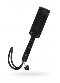 Черный кожаный пэддл - 32 см. - Pecado - купить с доставкой в Энгельсе