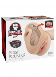 Телесный мастурбатор-вагина Pussy Pounder Squeeze Stroker - Pipedream - в Энгельсе купить с доставкой