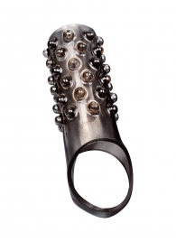 Дымчатая насадка на пенис с выпуклостями - 12 см. - Sex Expert - в Энгельсе купить с доставкой