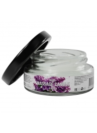 Массажная свеча «Сирень» - 50 мл. - SGAN - купить с доставкой в Энгельсе