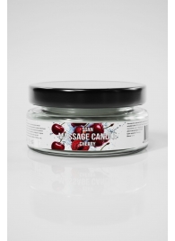 Массажная свеча «Спелая вишня» - 50 мл. - SGAN - купить с доставкой в Энгельсе