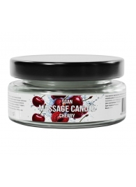 Массажная свеча «Спелая вишня» - 50 мл. - SGAN - купить с доставкой в Энгельсе