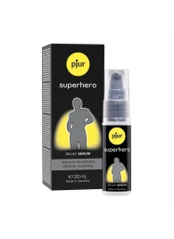 Пролонгатор-сыворотка pjur Superhero Delay Serum - 20 мл. - Pjur - купить с доставкой в Энгельсе