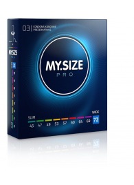 Презервативы MY.SIZE размер 72 - 3 шт. - My.Size - купить с доставкой в Энгельсе