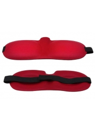 Красная глухая маска на резинке - Sitabella - купить с доставкой в Энгельсе