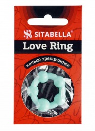 Цветное эрекционное кольцо с 5 бусинами Love Ring - Sitabella - в Энгельсе купить с доставкой