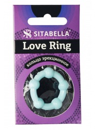 Цветное эрекционное кольцо Love Ring с бусинами - Sitabella - в Энгельсе купить с доставкой