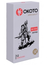 Точечные презервативы OKOTO Dotted - 12 шт. - Sitabella - купить с доставкой в Энгельсе