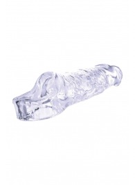 Прозрачная насадка-удлинитель Length Enhancer с подхватом - 16 см. - NMC - в Энгельсе купить с доставкой