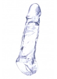 Прозрачная насадка-удлинитель Length Enhancer с подхватом - 16 см. - NMC - в Энгельсе купить с доставкой