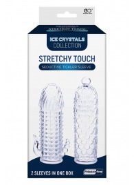 Набор из 2 прозрачных насадок на член Seductive Tickler Sleeves Set - NMC - в Энгельсе купить с доставкой