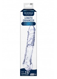 Прозрачная насадка-удлинитель Length Enhancer с подхватом - 22,3 см. - NMC - в Энгельсе купить с доставкой