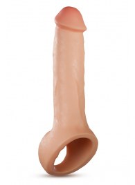 Телесная насадка-удлинитель Thrive 8.75 Inch Realistic Penis Extender Sleeve - 22,2 см. - Blush Novelties - в Энгельсе купить с доставкой