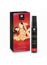 Оральный спрей Waves of Pleasure с ароматом клубники и шампанского - 20 мл. - Shunga - купить с доставкой в Энгельсе