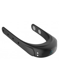 Черное эрекционное виброкольцо на ремешках - Boys of Toys - в Энгельсе купить с доставкой