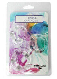 Набор из 3 эрекционных прозрачных колец - Boys of Toys - в Энгельсе купить с доставкой