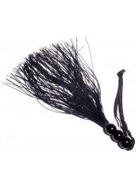 Черная силиконовая плетка - 25,4 см. - Boys of Toys - купить с доставкой в Энгельсе