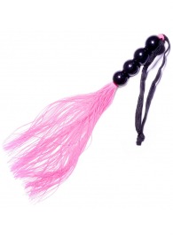 Розовая силиконовая плеть - 35,5 см. - Boys of Toys - купить с доставкой в Энгельсе